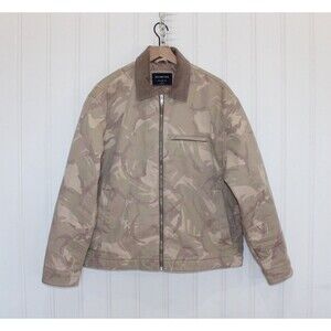 Abercrombie & Fitch Camo Workwear Field Chore Jacket Mens Large Utility Boxy